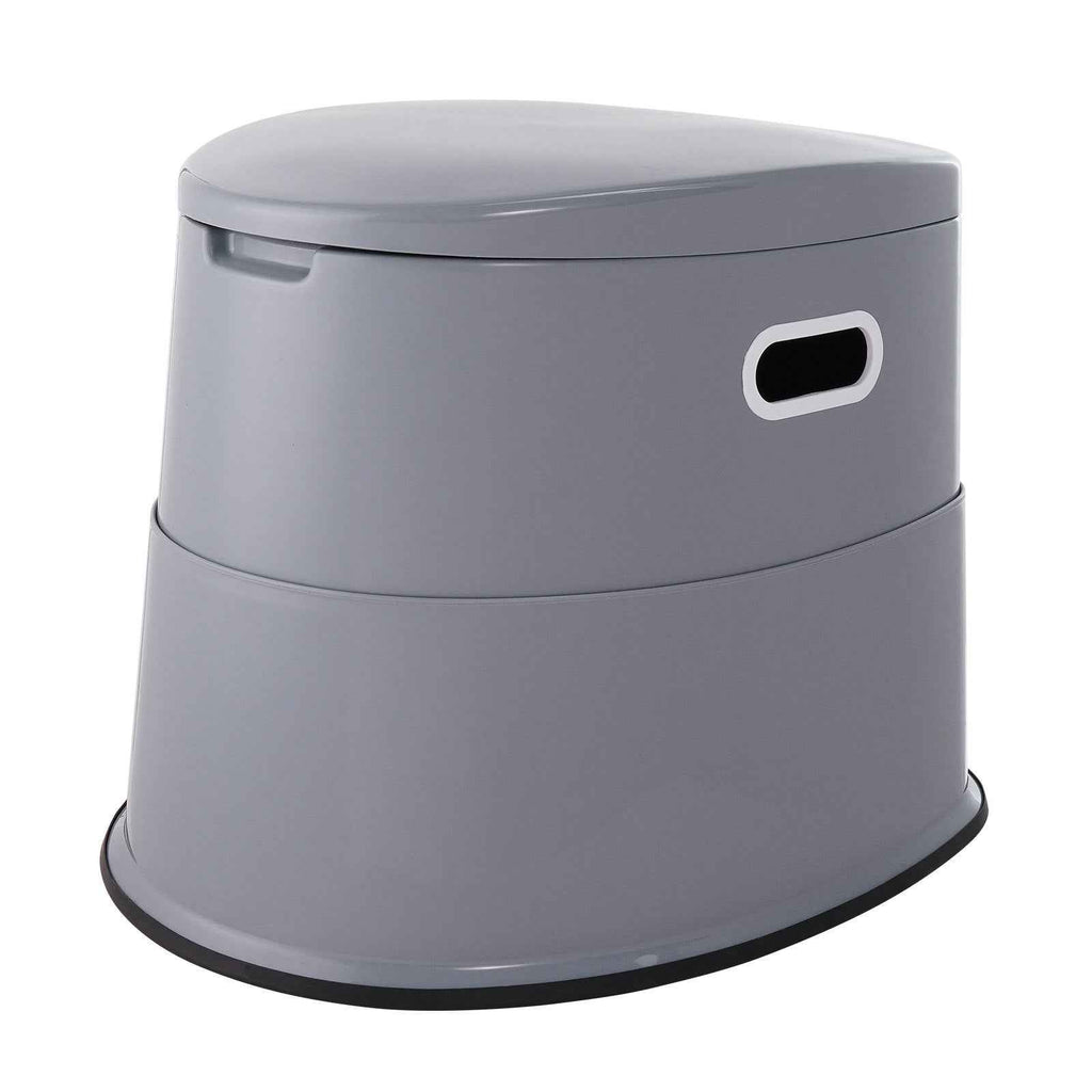 VEVOR Portable Camping Toilet & Porta Potty – 1.3 Gal Detachable Bucket, Dual Lids, 300 lbs Capacity Travel Commode for Adults, Kids, RV & Road Trips