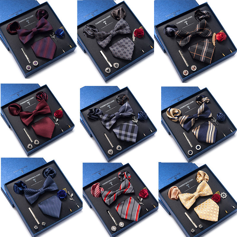 Tie 8-piece Set Formal Suit Men - Shop NCLC