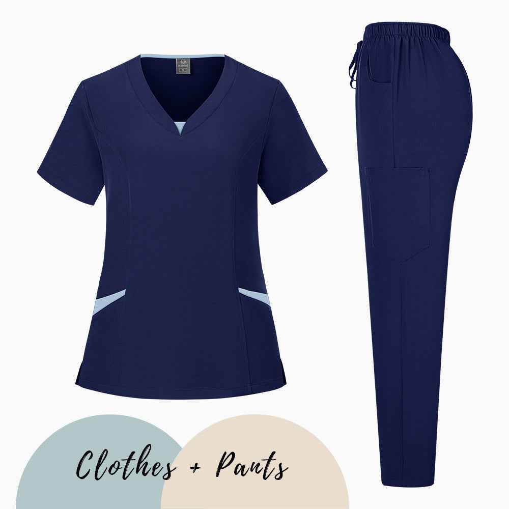 Medical Scrubs Set 4-Way Stretch  | Quick-Drying & Moisture-Wicking Nursing Uniforms