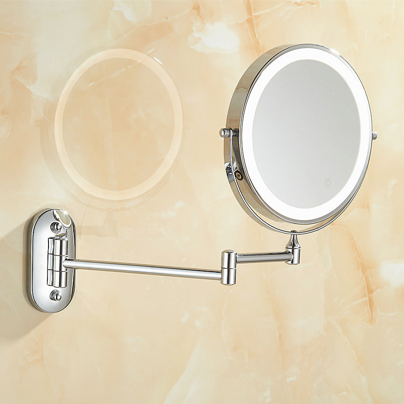 8-inch Folding LED Makeup Mirror, Wall-mounted Dressing Mirror - Shop NCLC