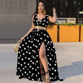 Sexy Dresses Women Party Ladies Belt Plus Size Forked Club Dresses - Shop NCLC
