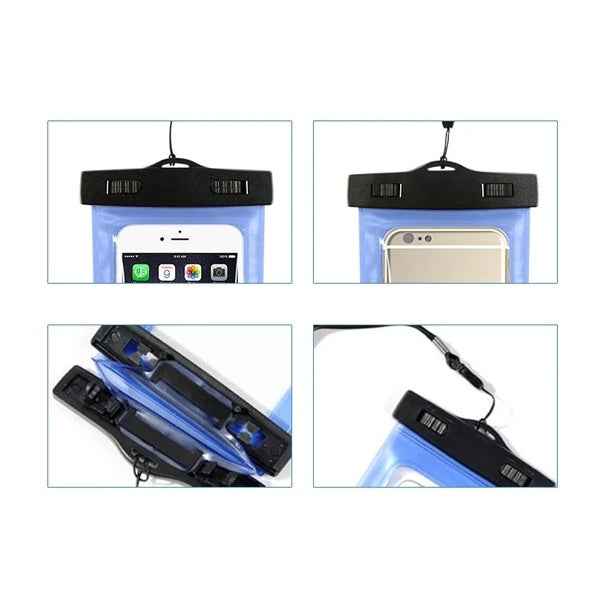3 Pack Universal Waterproof Floating Phone Pouch | IPX8 Dry Bag & Case Cover