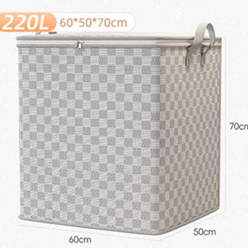 Large Capacity Moving and Storage Bag - Heavy-Duty Clothing Organizer with Reinforced Handles