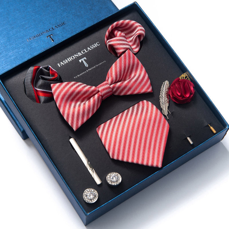 Tie 8-piece Set Formal Suit Men - Shop NCLC