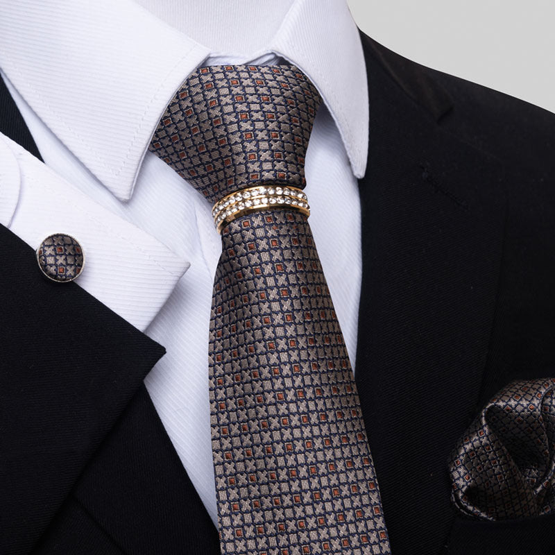 Multi Colored Striped Floral Mens Tie - Shop NCLC