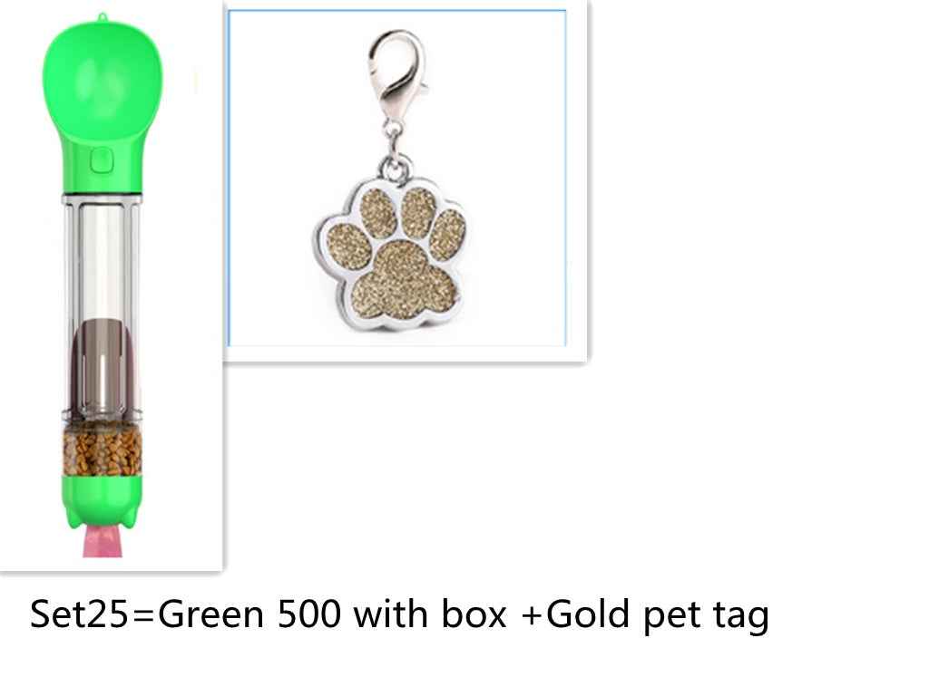 Pet multifunctional water cup Going with the dog