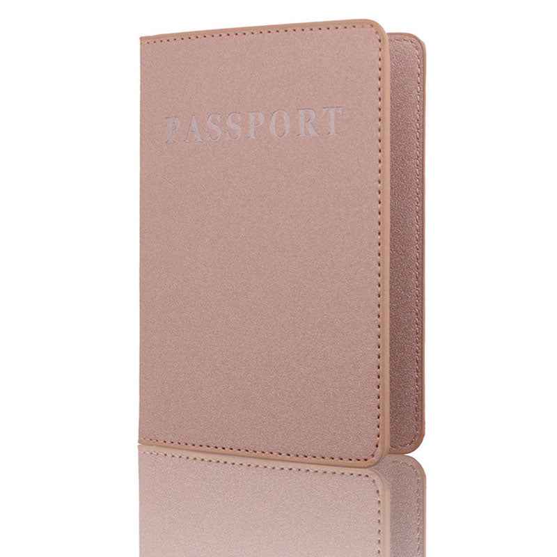 Solid Color Passport Holder | Slim & Long Travel Document Organizer