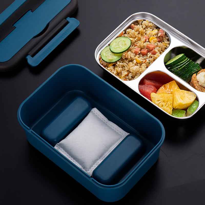 Portable Thermal Bento Box | Premium 304 Stainless Steel | Leak-Proof Compartments for Work & School