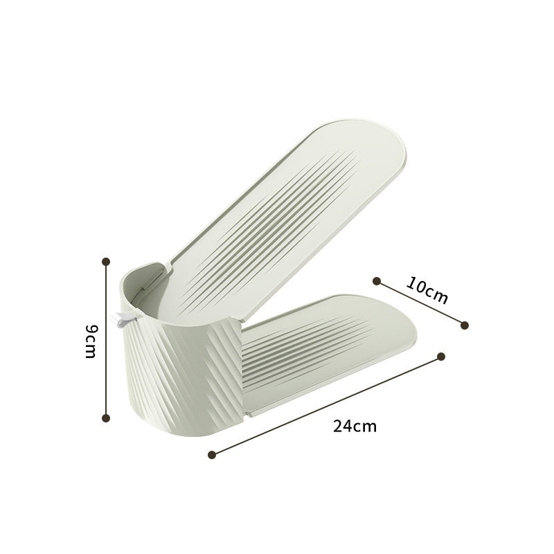 Household Simple Plastic Shoe Rack The Third Gear Adjustable Shoes Holder Dormitory Shoe Storage Organizer - Shop NCLC