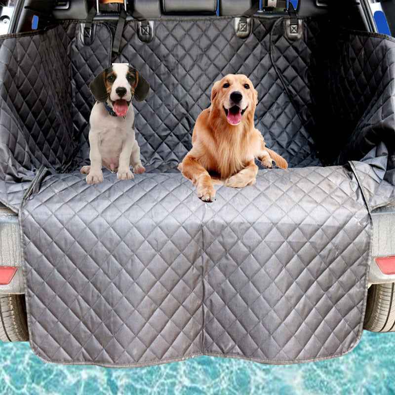 Waterproof Car Trunk Mat for Dogs | Heavy-Duty SUV Pet Cargo Liner & Bumper Protector