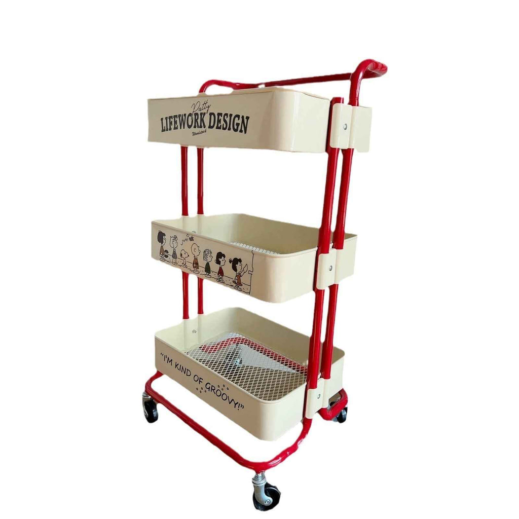 Multifunctional Rolling Storage Rack | 2, 3, or 4 Tier Mobile Utility Cart Organizer for Kitchen & Bedroom