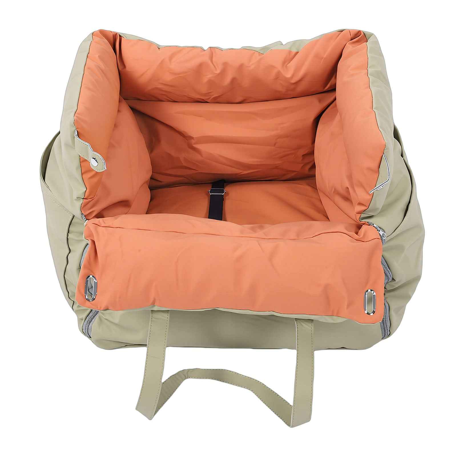 Detachable Car Pet Bed | Waterproof Travel Dog Car Seat with Safety Harness | Washable