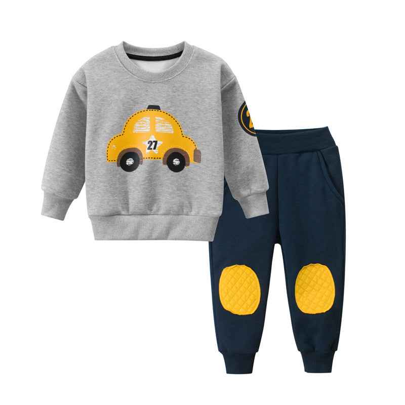 Boys 2-Piece Tracksuit Set | Comfortable Kids' Sportswear