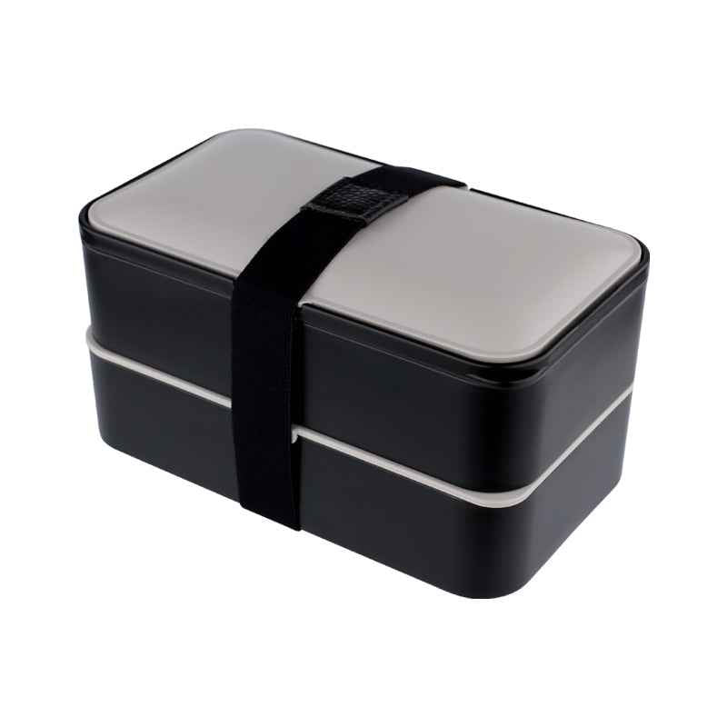 Portable Double Lunch Box | Leakproof Stackable Bento Box & Food Container