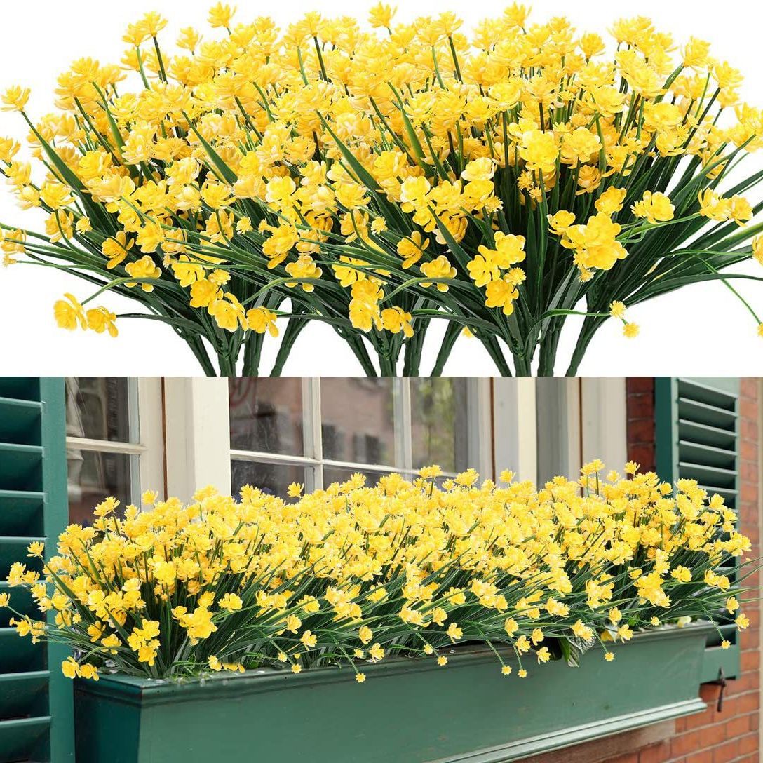 Artificial Outdoor Flower Artificial Flower Indoor And Outdoor Flowers- Yard Home Patio Decor - Shop NCLC