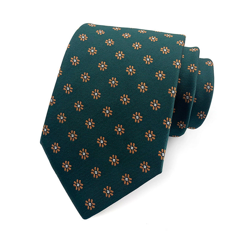 Gentlemans Small Floral Tie Mens Business - Shop NCLC
