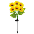 3-Head Sunflower Solar Garden Lights – Waterproof Upgraded LED Solar Powered Outdoor Decorative Stakes for Yard & Patio