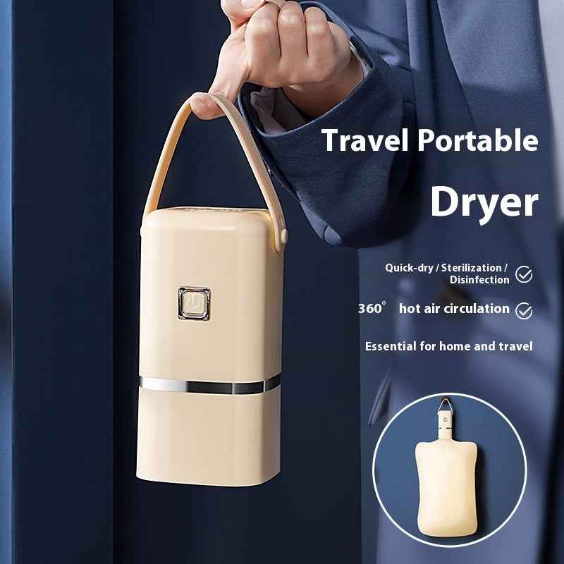 Portable Travel Clothes Dryer – Foldable & Compact Mini Drying Machine for Apartments, RVs & Hotel Use