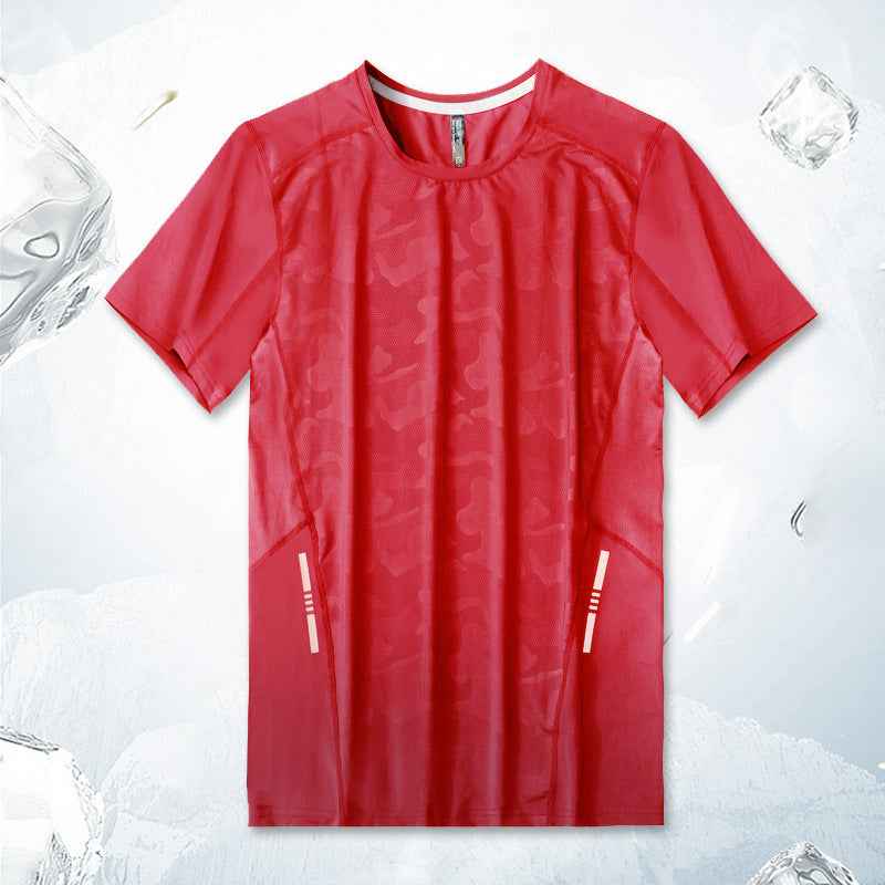 Men's Short Sleeve Loose Sports Quick Dry Clothes