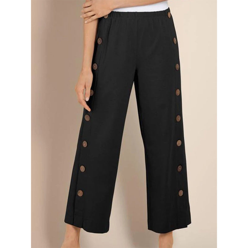 Women's Fashion Casual Solid Color Casual Pants - Shop NCLC