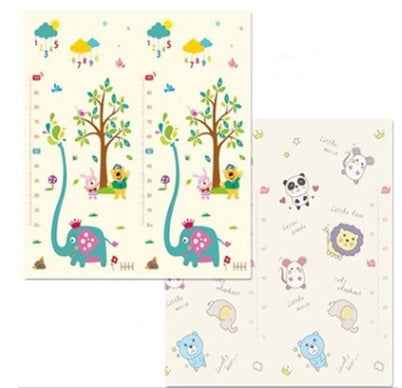 Foldable XPE Baby Play Mat | 1cm Thick Reversible Non-Slip Kid’s Crawling & Game Carpet