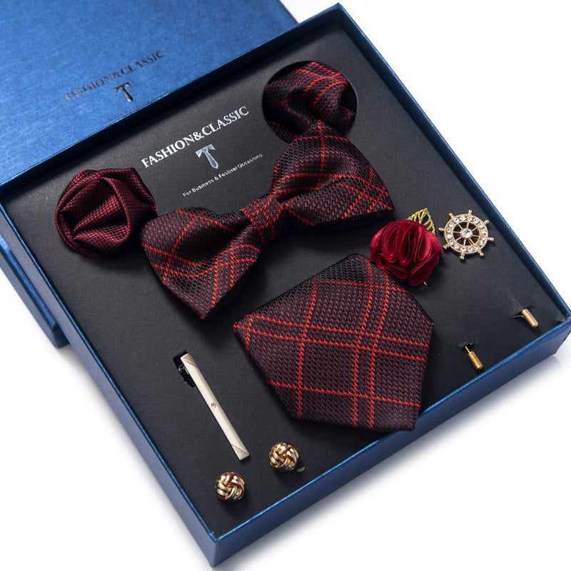 Tie 8-piece Set Formal Suit Men - Shop NCLC