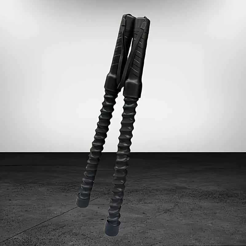 Stainless Steel Wireless Combat 2pcs Training Stick | Universal Rebound Inertia Strength & Muscle Fitness Tool for Home Workout