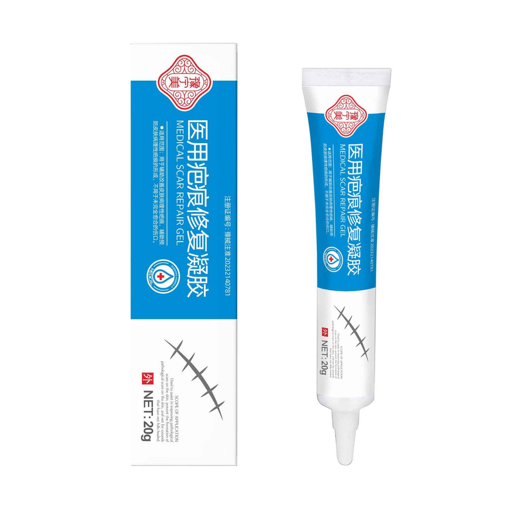 Medical-Grade Silicone Scar Repair Gel | Fade Surgical, C-Section, Acne & Burn Scars | Clinically Proven Formula for Old & New Scars, 0.53oz