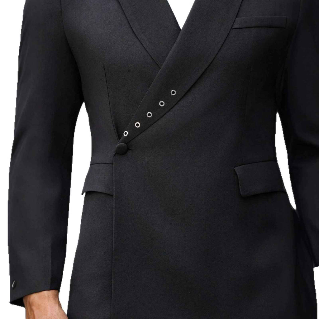 Stylish Men's 2-Button Business Suit Set | Slim Fit