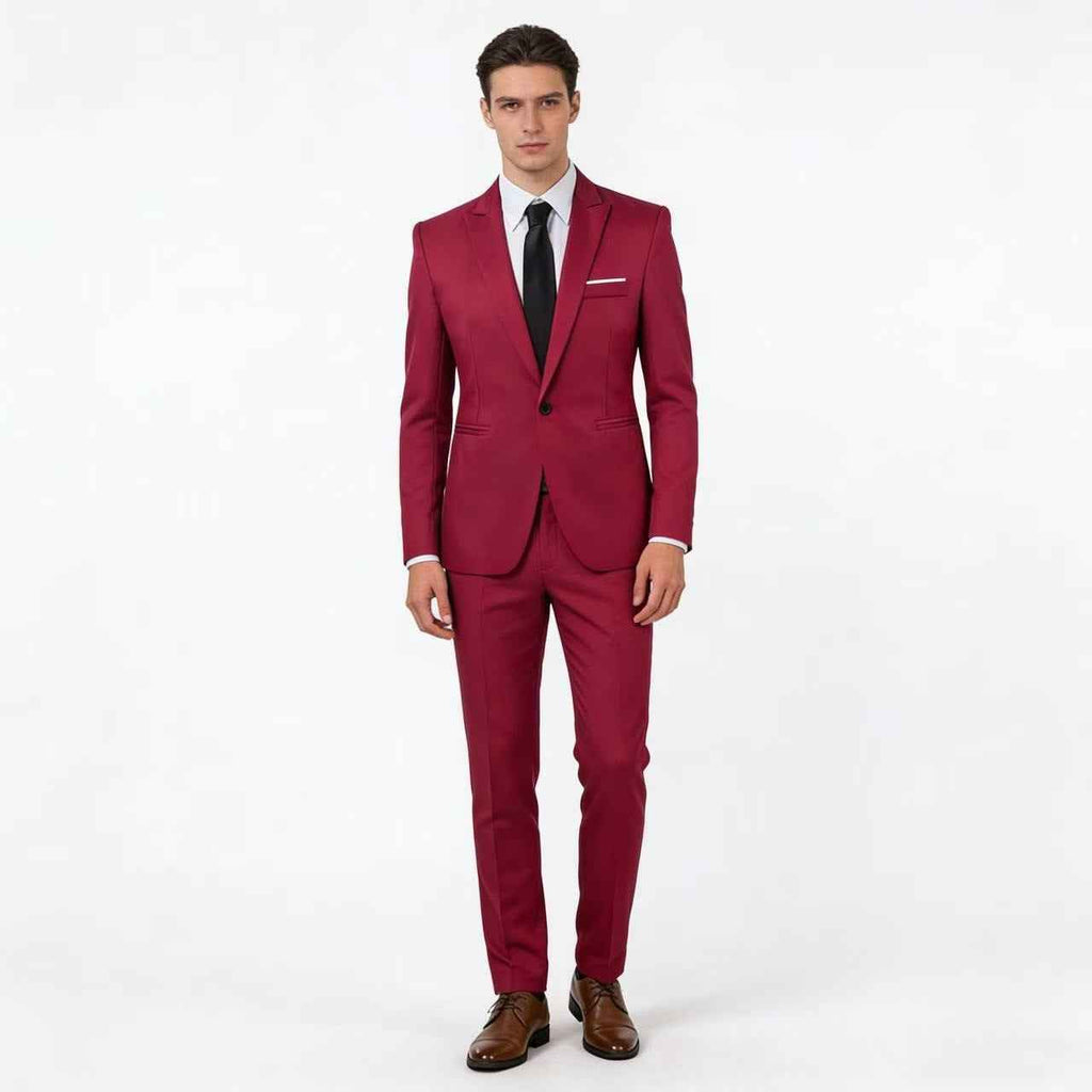 Modern Two-Piece Suit | Stretch Blend | Smart Casual & Professional