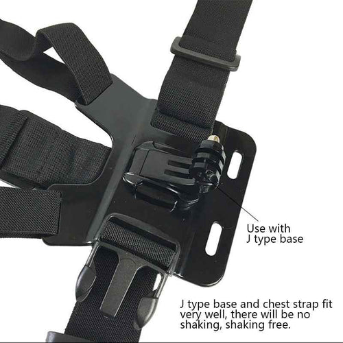Adjustable Mobile Phone Chest Mount Harness Strap & Action Camera Holder – Hands-Free Cell Phone Clip for Vlogging, Hiking, Skiing & Sports