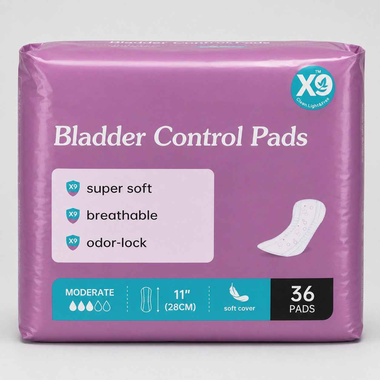Women's Incontinence Pads | Discreet, Leak-Proof & Odor Control Protection