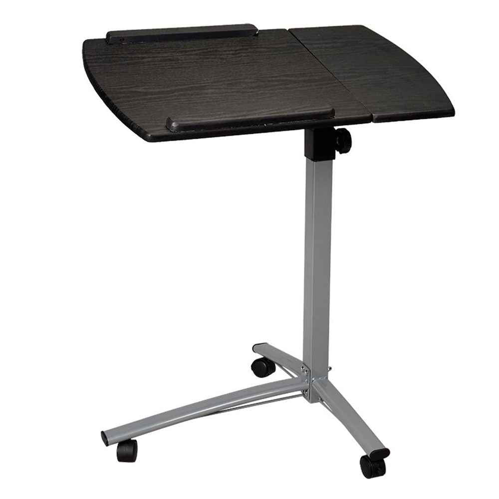 Medical Adjustable Tilt Overbed Table | Rolling Laptop Desk & Bed Tray for Home Care