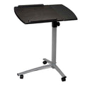 Medical Adjustable Tilt Overbed Table | Rolling Laptop Desk & Bed Tray for Home Care