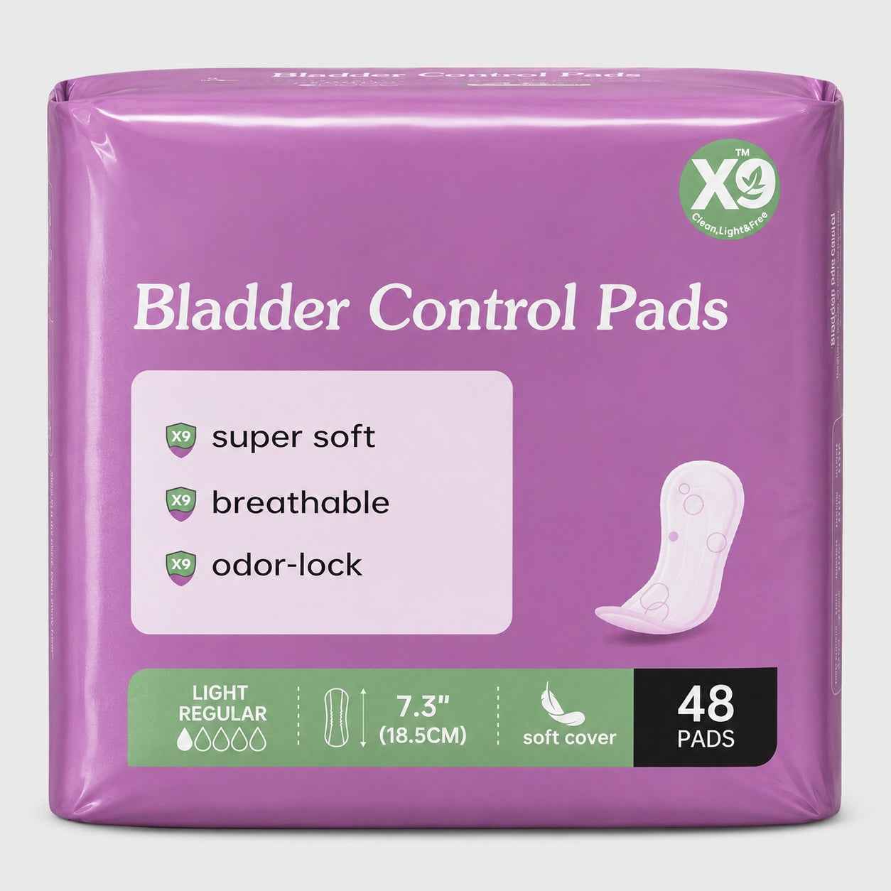 Women's Incontinence Pads | Discreet, Leak-Proof & Odor Control Protection