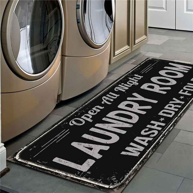 Non-Slip Laundry Room Mat | Washable Floor Rug for Washer & Dryer Area