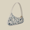 Niche Face Silhouette Handbag Shoulder Bag