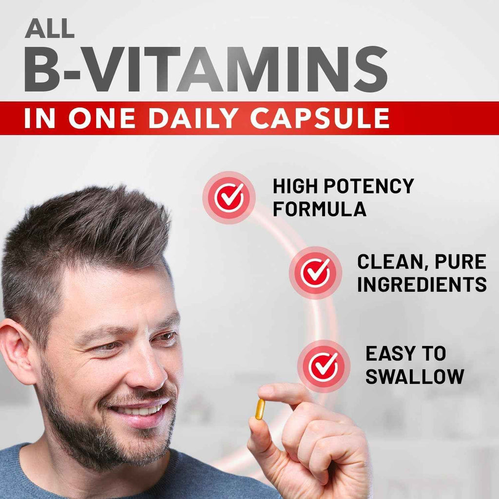 Premium Vitamin B Complex Capsules – Energy & Metabolism Support