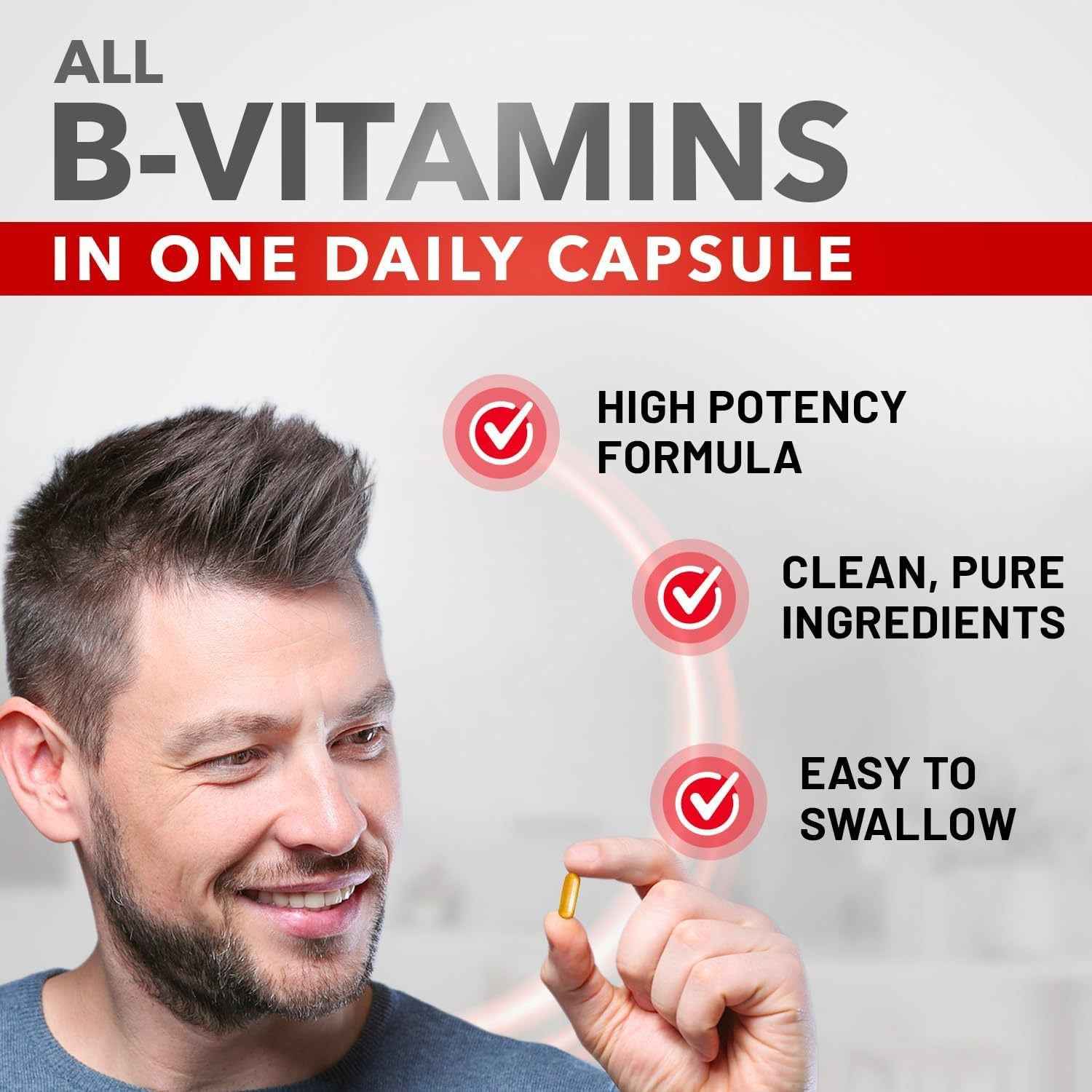 Premium Vitamin B Complex Capsules – Energy & Metabolism Support