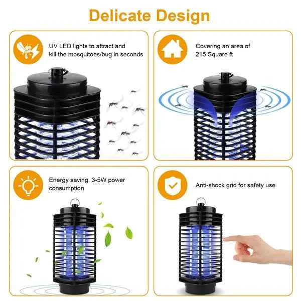 Electric Bug Zapper & Mosquito Killer Lamp – Powerful UV Insect Trap for Indoor and Outdoor Pest Control