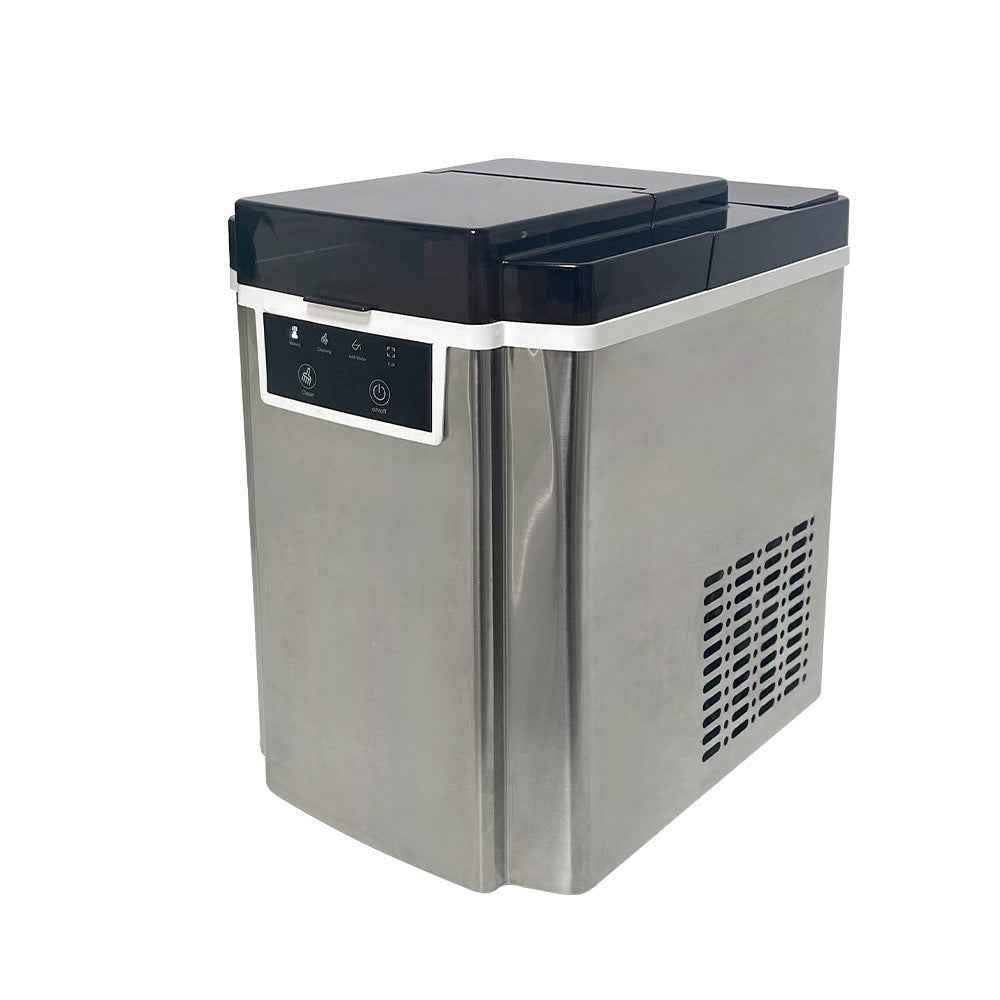 Stainless Steel Countertop Nugget Ice Maker – Soft Chewable Pebble Ice