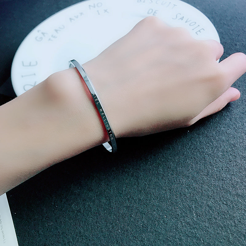 Rose Gold Titanium Steel Bracelet Women's Hand Jewelry - Shop NCLC