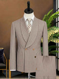 Men's Business Formal Double-Breasted Suit Set | Slim Fit Shawl Collar