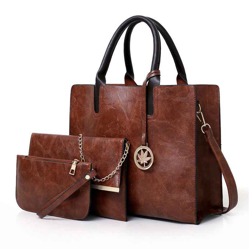 Women Purses Handbags Wallet Sets Shoulder Bags Top Handle Satchel Tote Purse Work Bag Set With Matching Wallet 3pcs