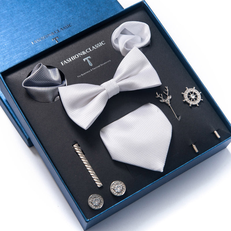 Tie 8-piece Set Formal Suit Men - Shop NCLC