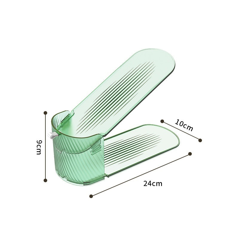 Household Simple Plastic Shoe Rack The Third Gear Adjustable Shoes Holder Dormitory Shoe Storage Organizer - Shop NCLC