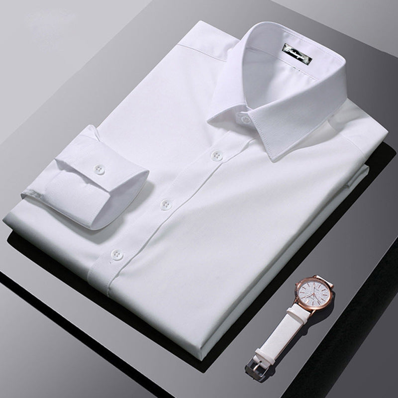 Long-sleeve Business Formal Professional Shirt Korean Style - Shop NCLC