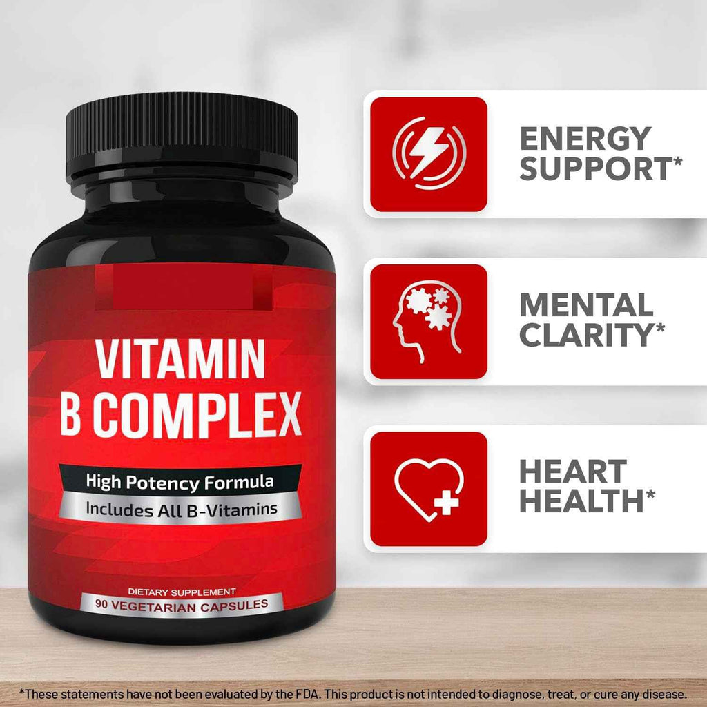 Premium Vitamin B Complex Capsules – Energy & Metabolism Support