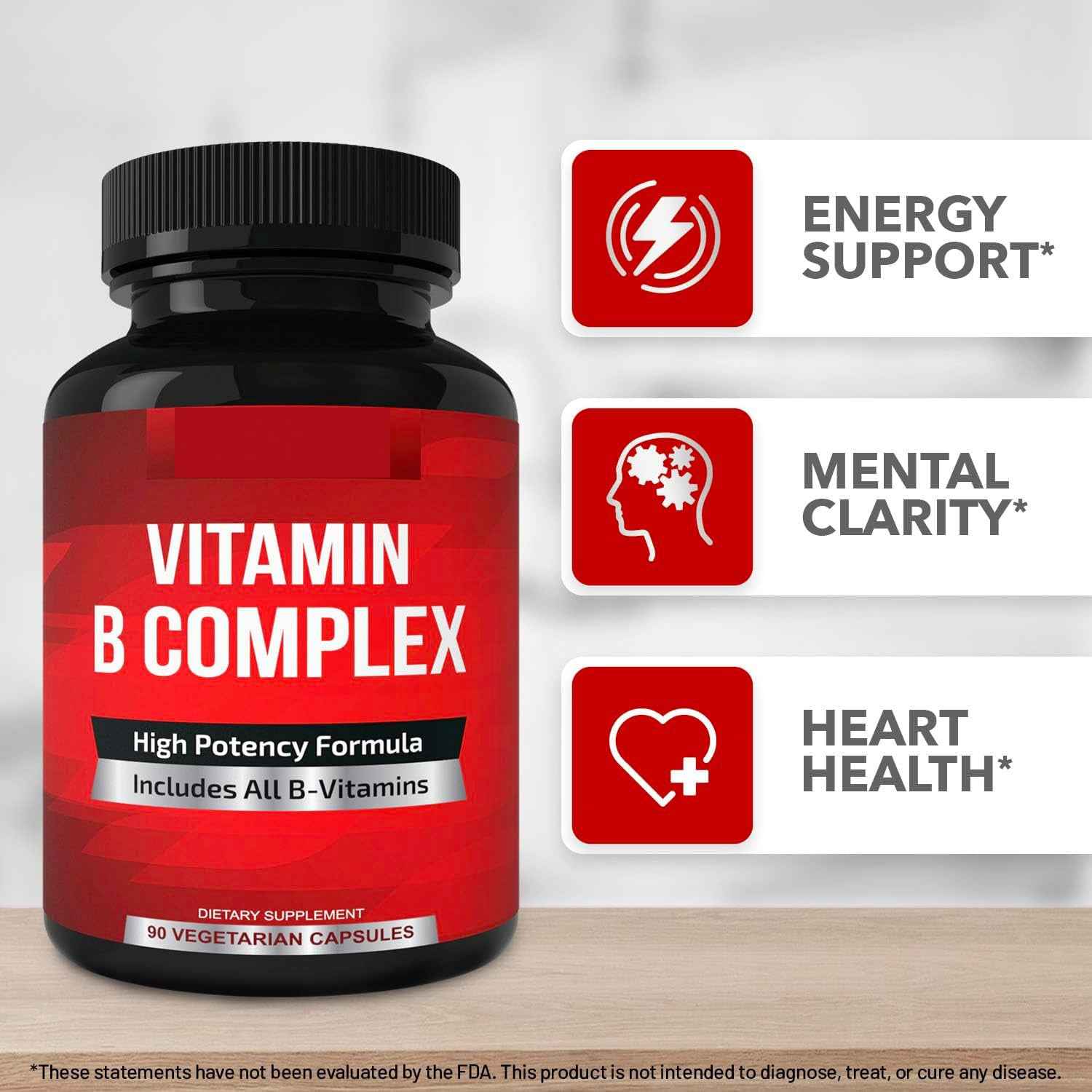 Premium Vitamin B Complex Capsules – Energy & Metabolism Support