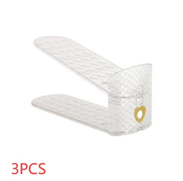 Adjustable Shoe Cabinet Shoe Storage Plastic Double-layer Shoe Rack - Shop NCLC